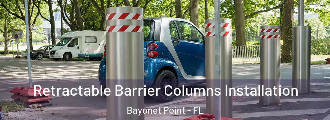  Retractable Barrier Columns Installation Bayonet Point - FL